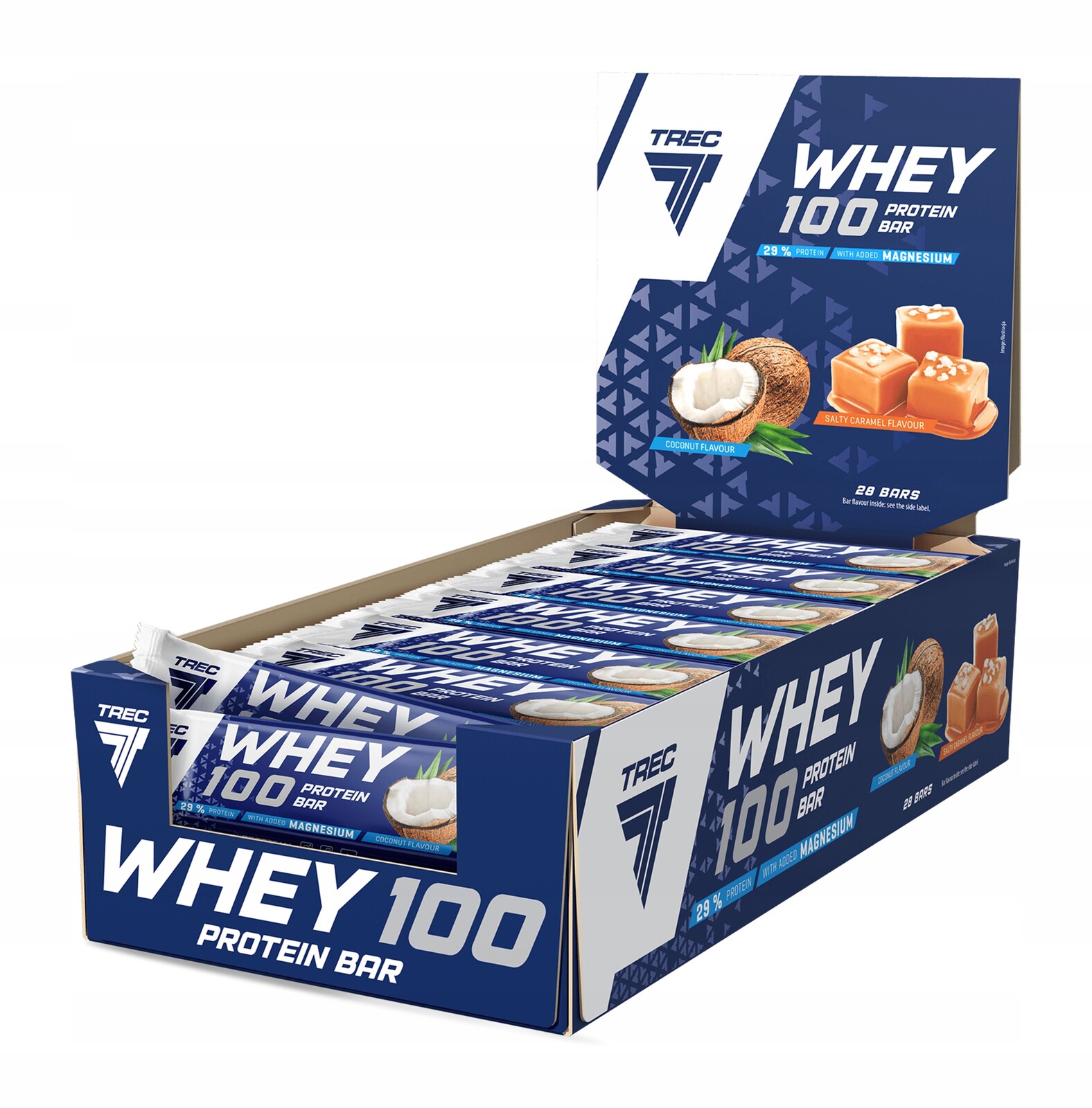 Protein Bar Whey 100 Coconut Flavour Proteinová Tyčinka BÍLKOVINY|28 x 40 g