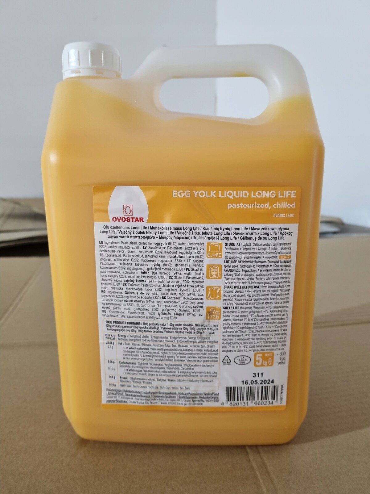 Tekutá žloutka Ovostar 5 kg