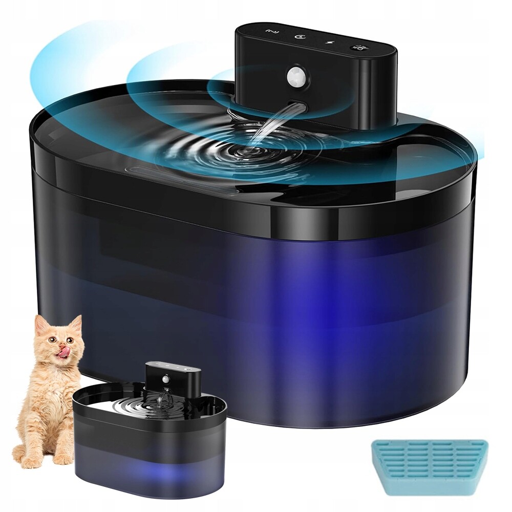 Automatický Dávkovač pro kočky vody misky fontána s filtrací o objemu 2,2 l