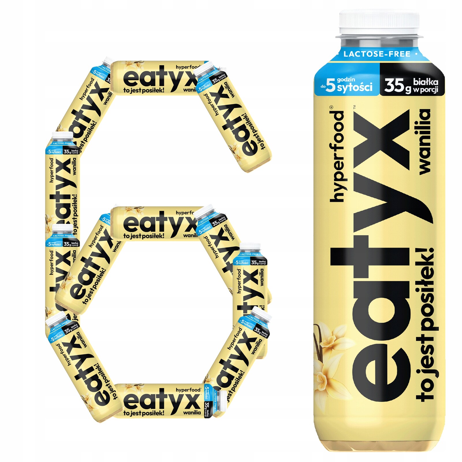 eatyx 4+2 Plnohodnotné jídlo k pití Vanilka Hotové jídlo Protein Lf