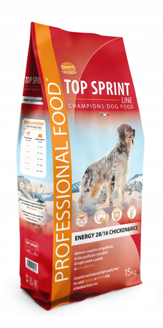 Top Sprint Premium Energy 28/16 Kuřecí Rýže 15 Kg * Cennamo *