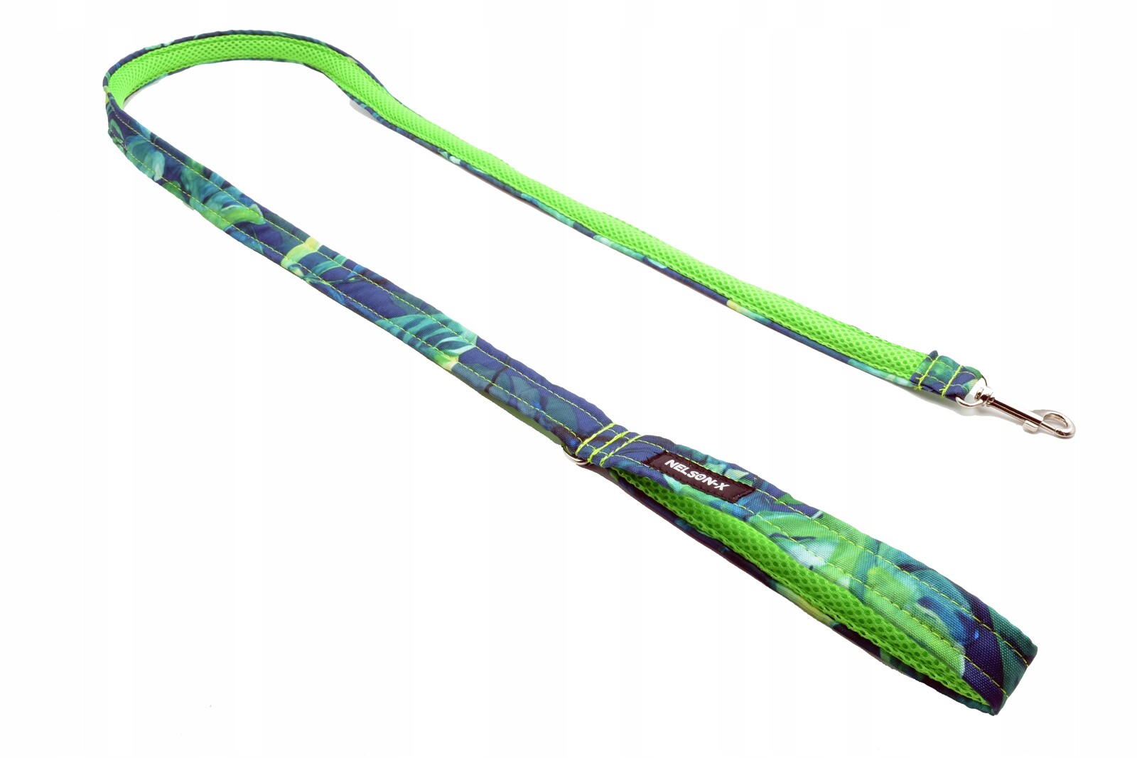 Vodítko Pro Psa Rovná 1,5 M/2,5 CM Karabina Standard Nelson-x Floral Tekutina