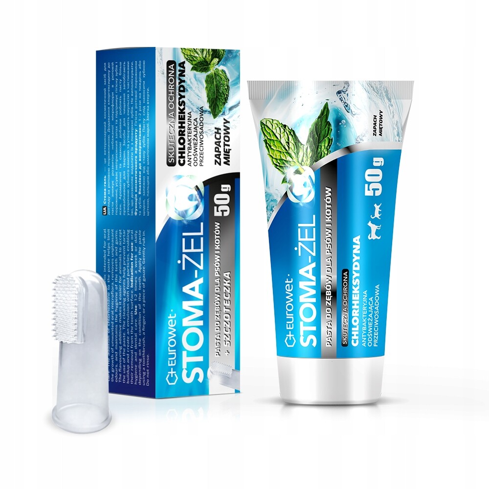 Eurowet Stoma- Gel tuba 50g kartáček