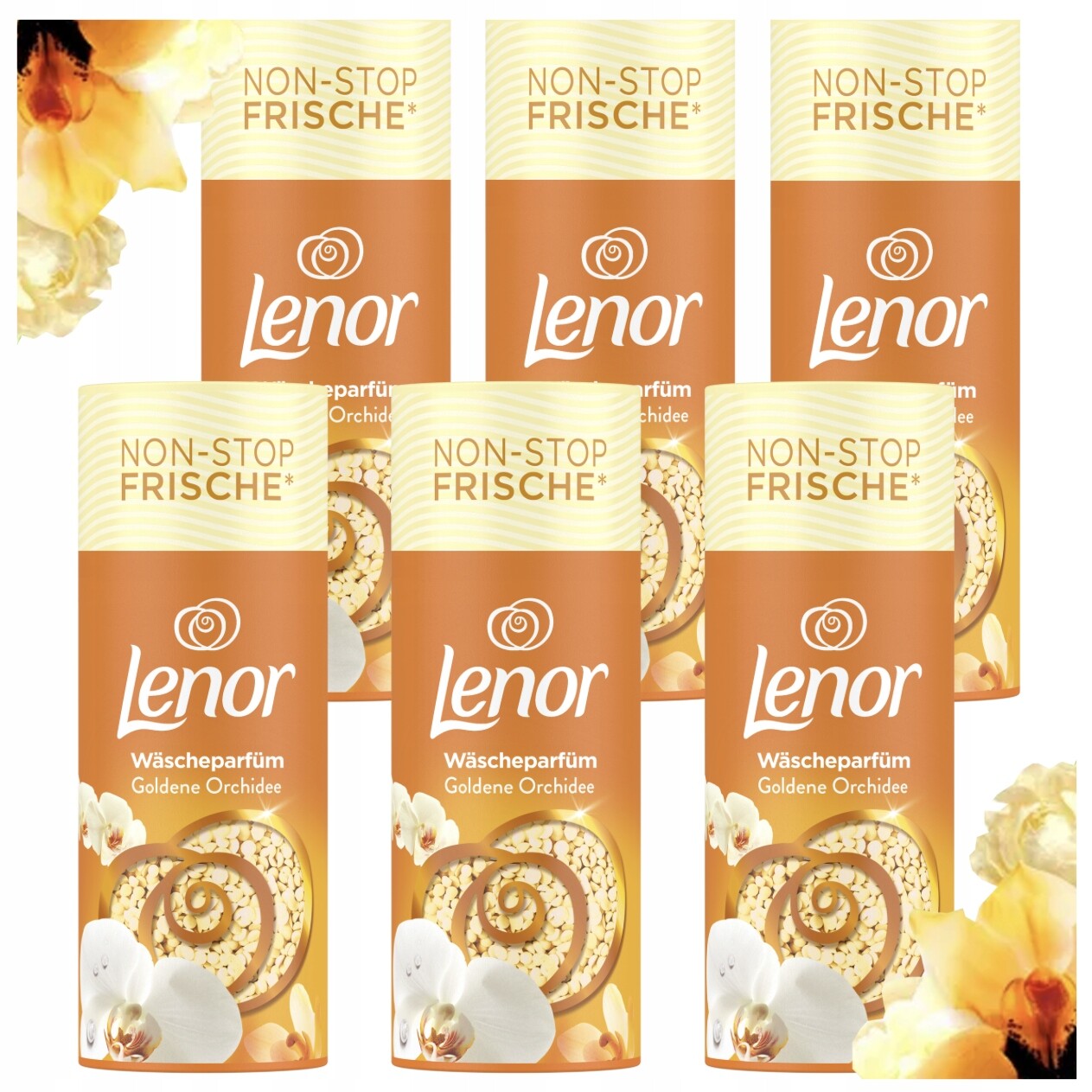 Set Lenor perličky 6x Gold Orchid vůně na praní 160g Originální
