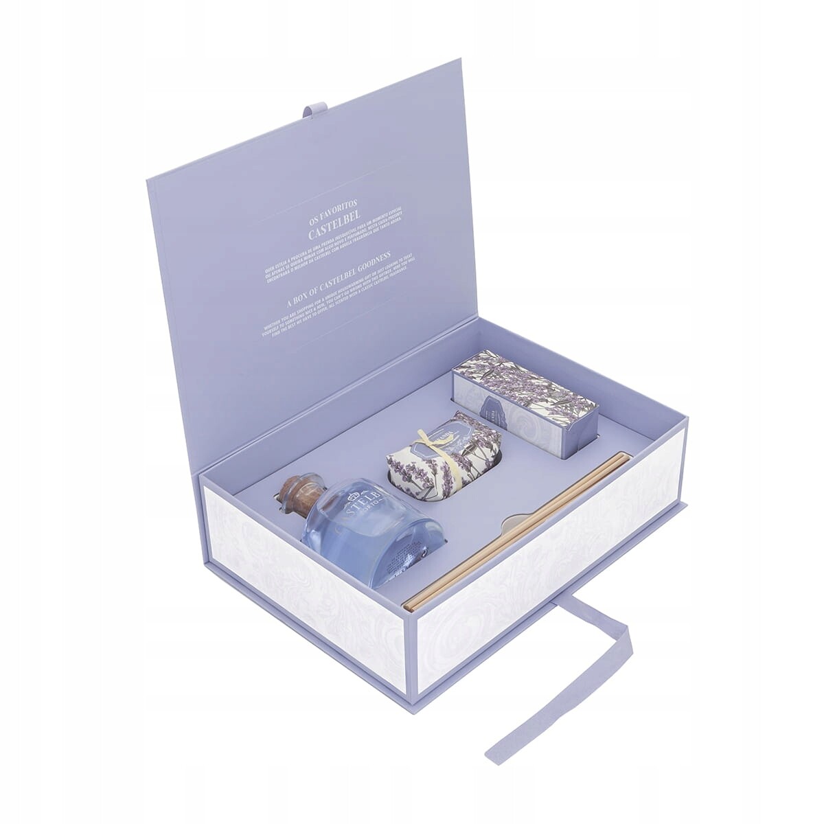 Dárková sada mýdlového krému s levandulovým difuzér Castelbel