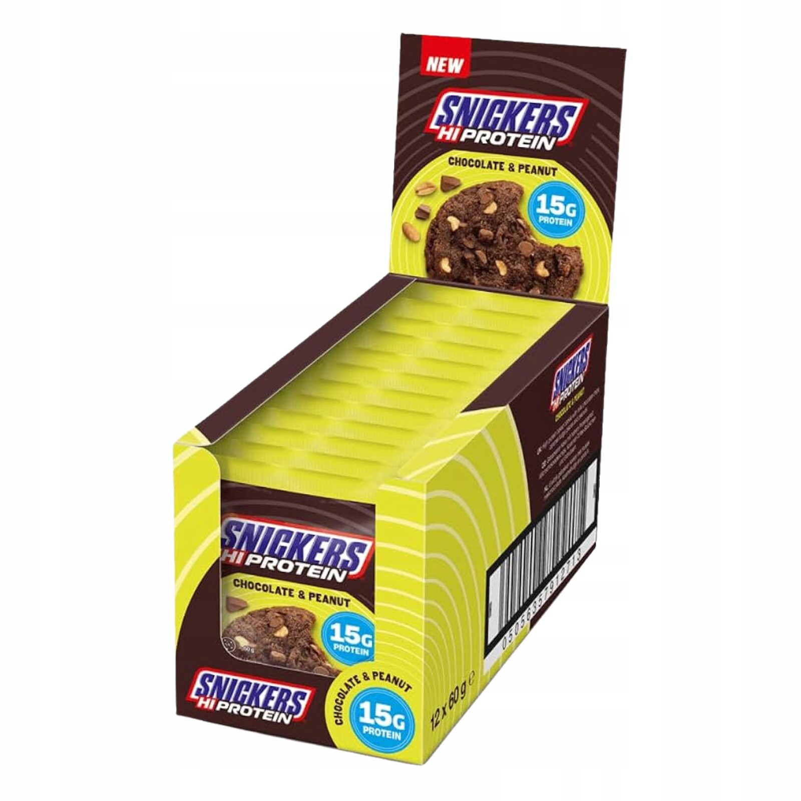 Proteinové sušenky Cookie 15 g Bílkoviny 12 Ks High Protein Snickers