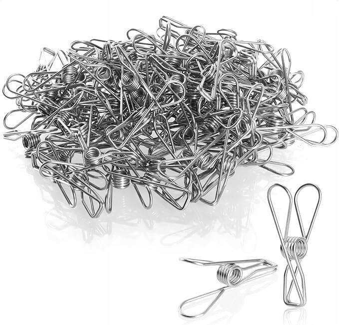 Klipy, Kolíčky Na Ručníky, Kov Nerezová Ocel 100X