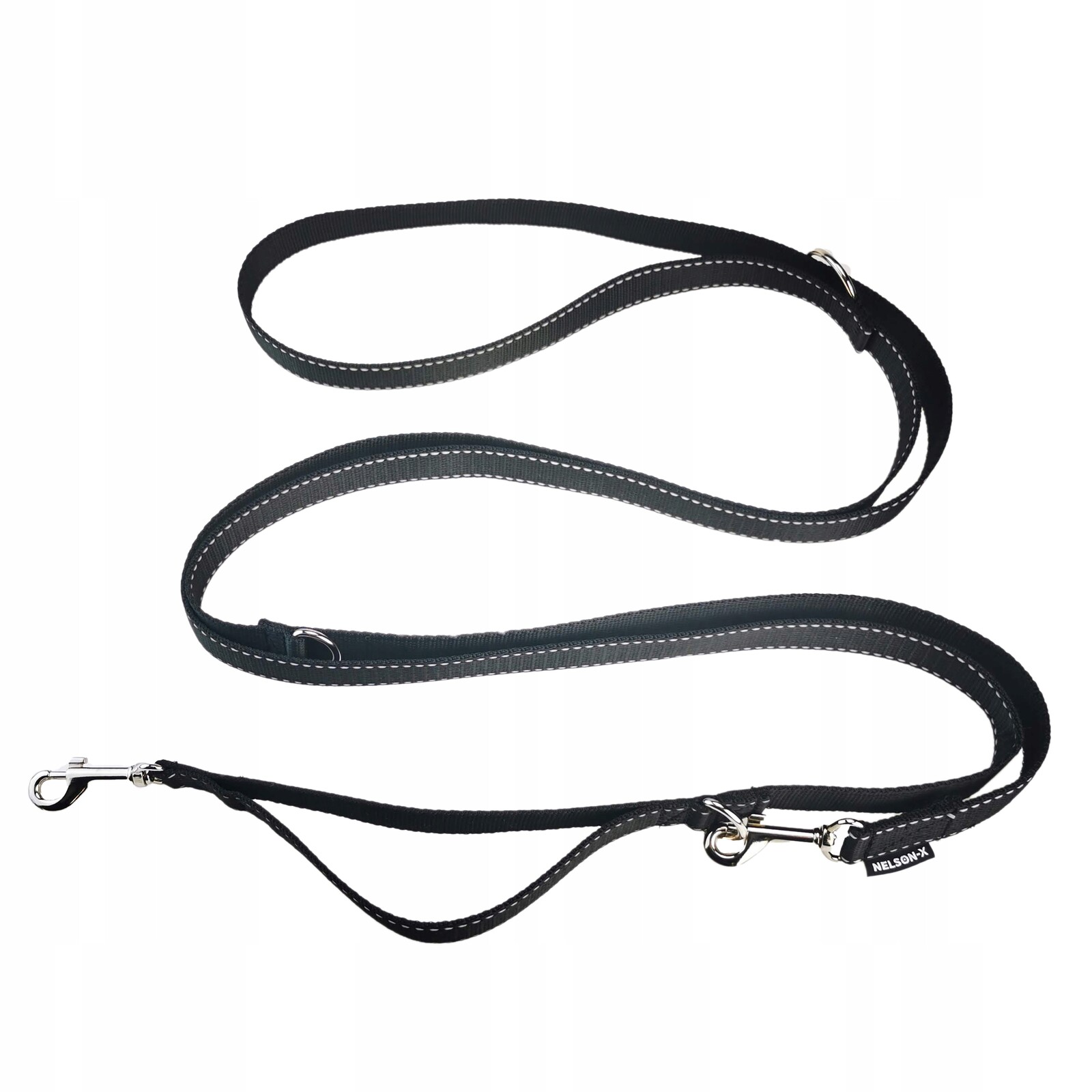 Reflexní Nastavitelné Vodítko Pro Psy S Rukojeťí 3m/2,5cm Standardní Polský Výrobce