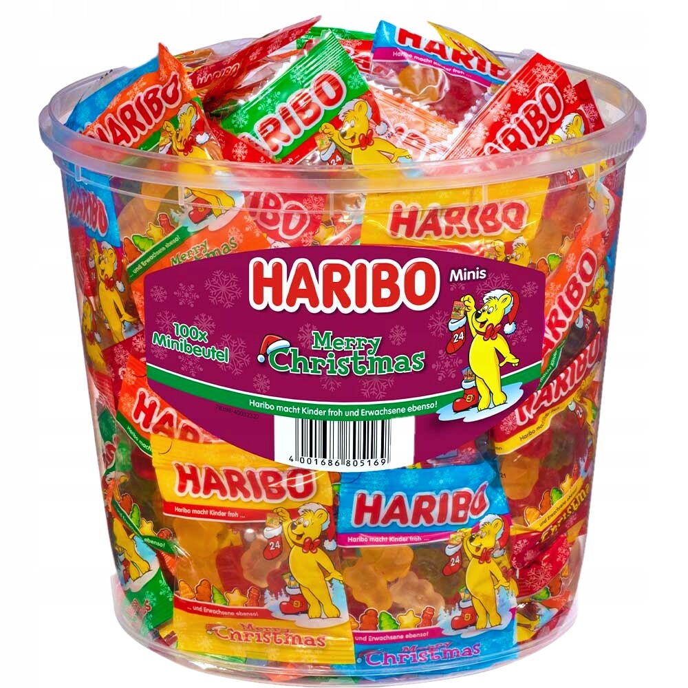 Želé Bonbony Haribo Merry Christmas Veselé Vánoce 1000 g