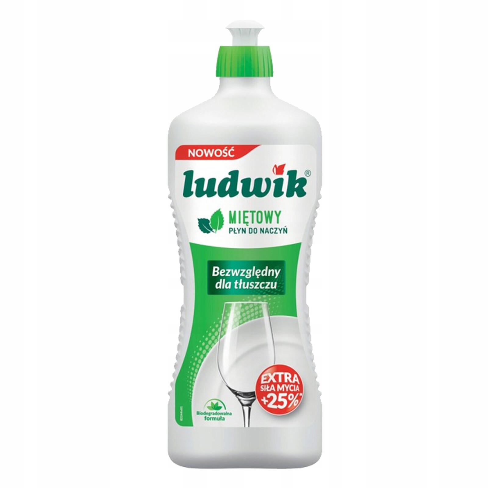 8 x Tekutý prostředek na mytí nádobí Ludwik mátový 0,9 l
