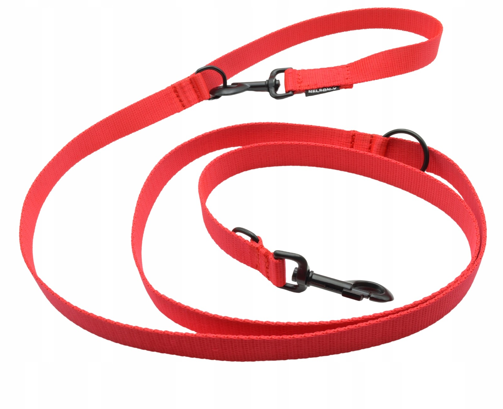 Vodítko Přepínací Pro Psa Nelson-x Basic Black 3 M Karabinová Černá Ok