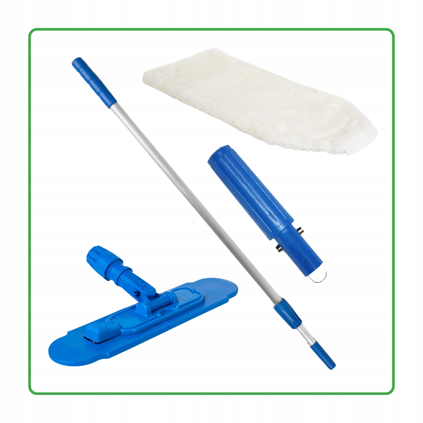 Raypath sada mopů bílá na mokro, dlažba okna, teleskopová tyč 165 cm