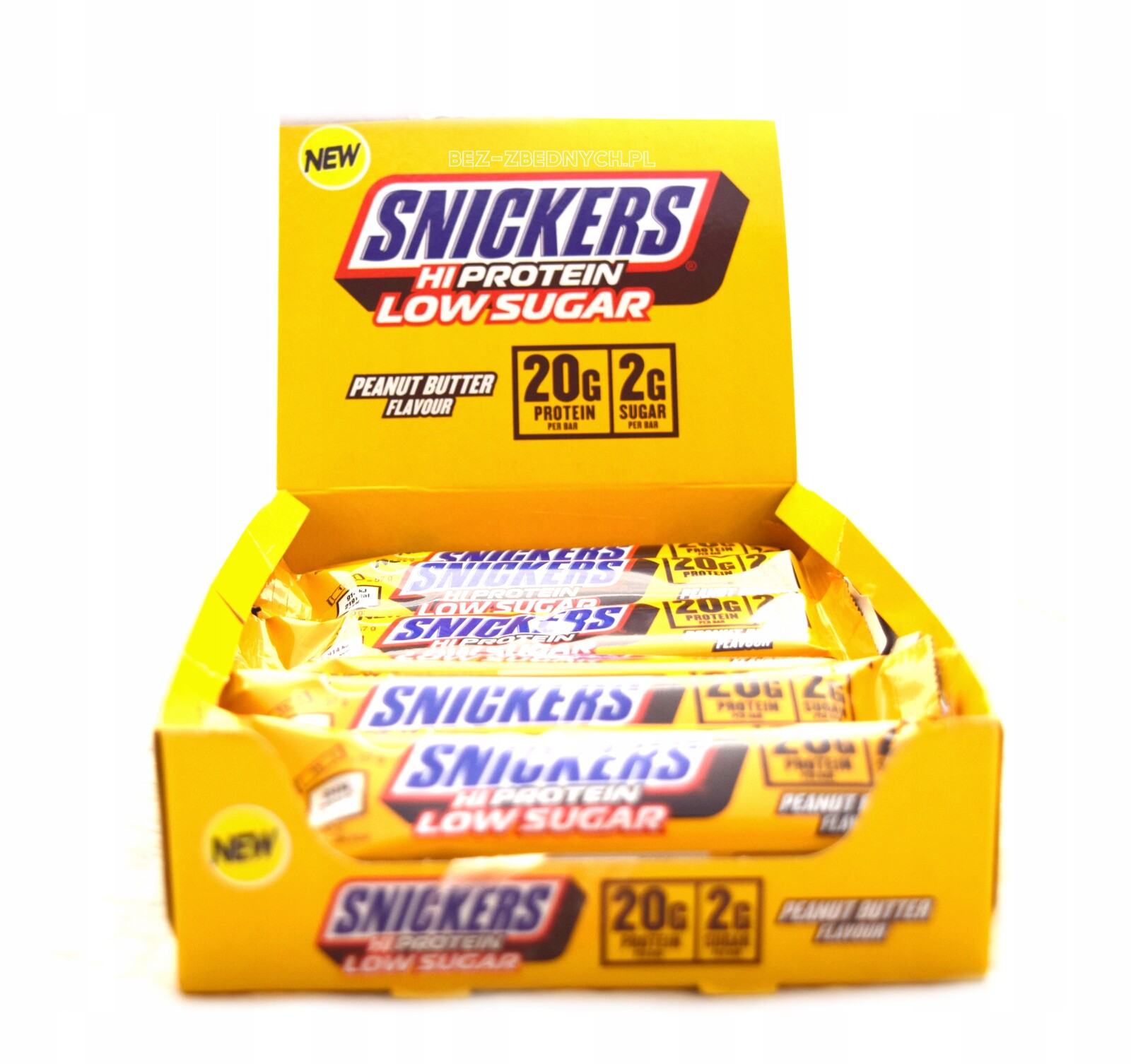 Snickers HiProtein Low Sugar Peanut Butter Bar 57 g Proteinová Tyčinka Máslo Orz