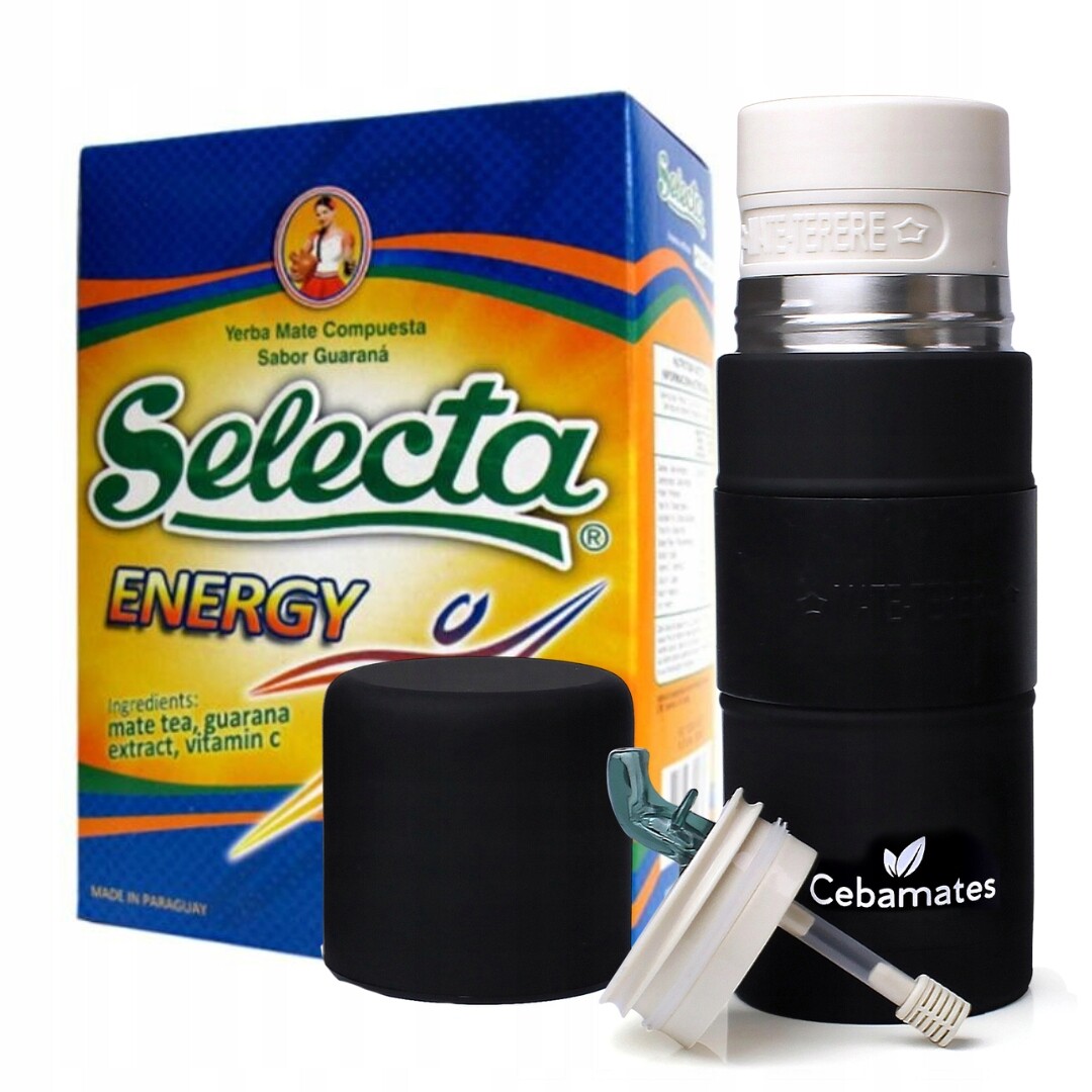 Sada Yerba Mate Selecta Energy s guaranou Yerbomos 3v1