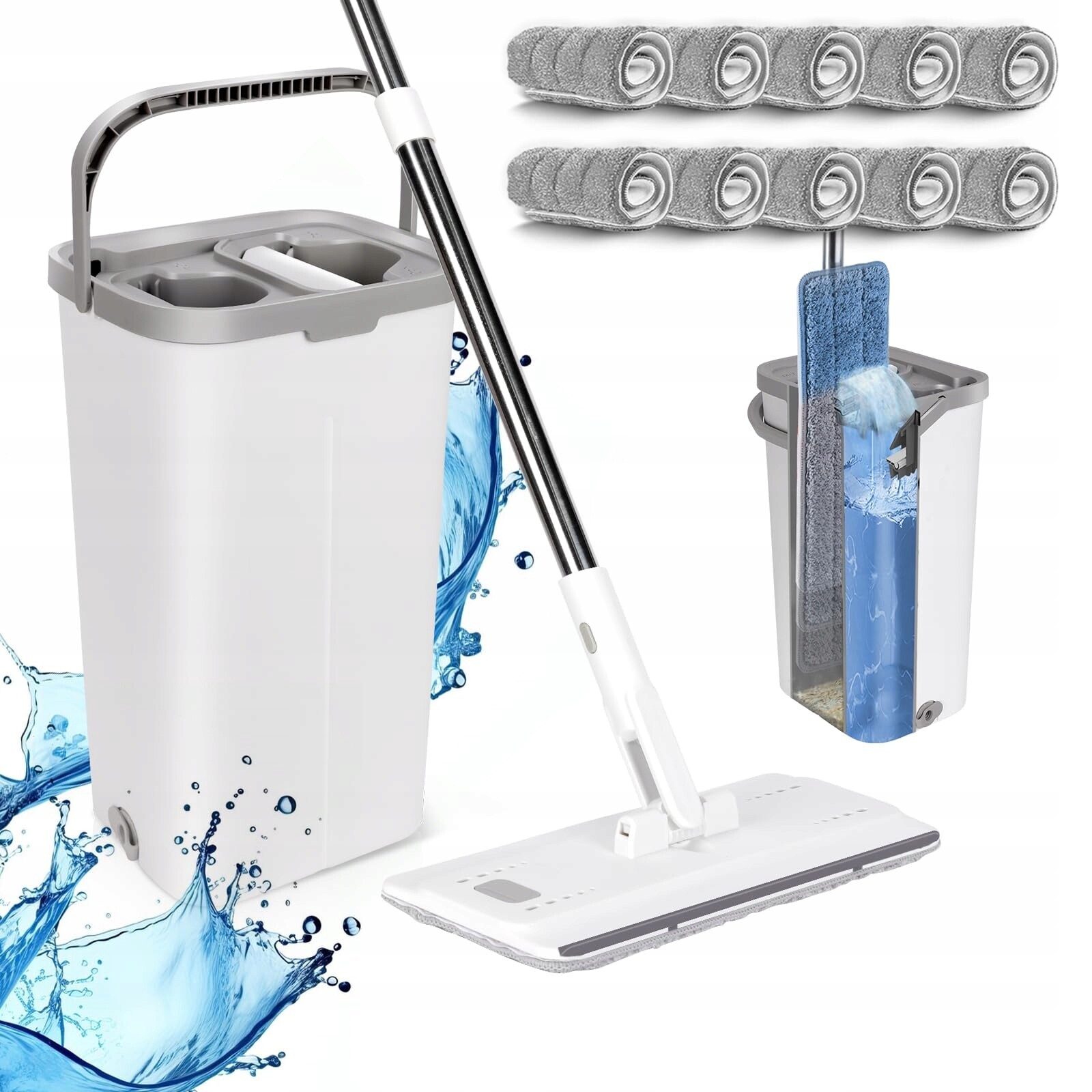 Kbelík a plochý mop Mastertop