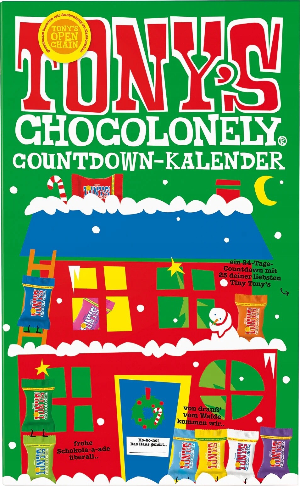 Tony's Chocolonely Adventní Kalendář 225g De