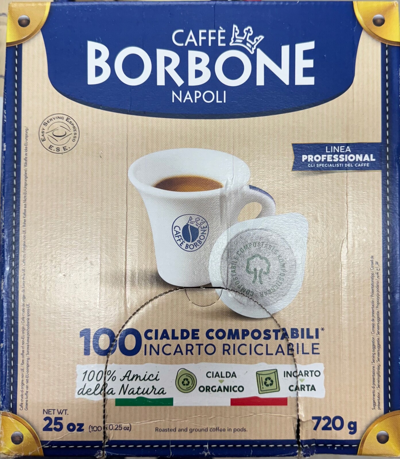 Káva v sáčcích Caffe Borbone Miscela Blu 7,2 g 100 ks