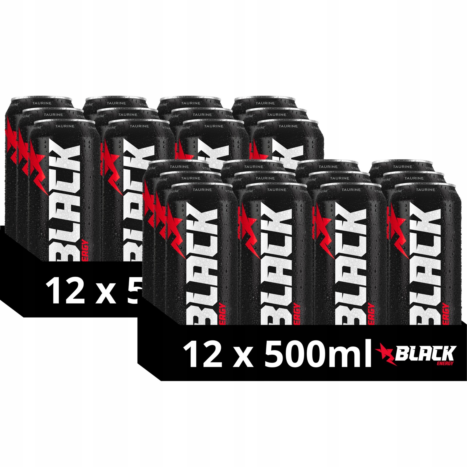 energetický nápoj Black Energy Classic sycený 500 ml x 24 kusů