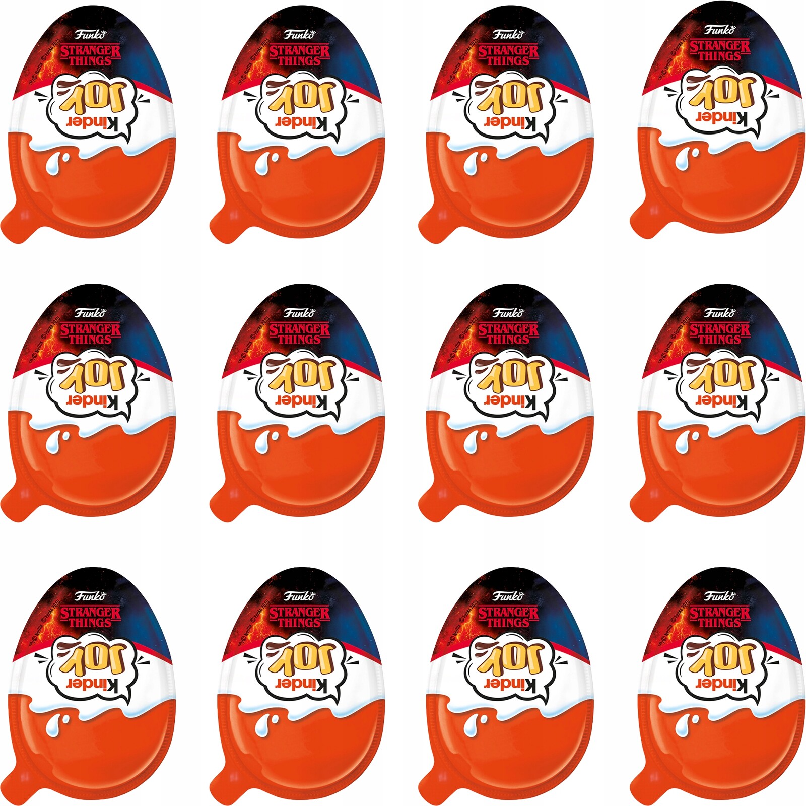 Kinder Joy Stranger Things Funko Vajíčko S Překvapením Egg 12 kusů