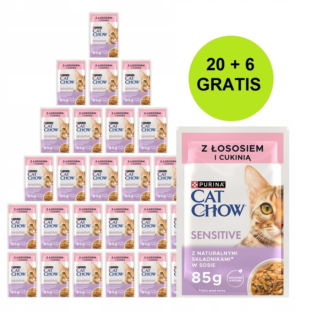 Purina Cat Chow Sens Łsś&Cuk 20+6 kapsiček 2,21 kg
