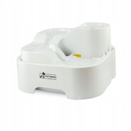 Fontána pro zvířata, čtyři úrovně, bez adaptéru, 2 l
