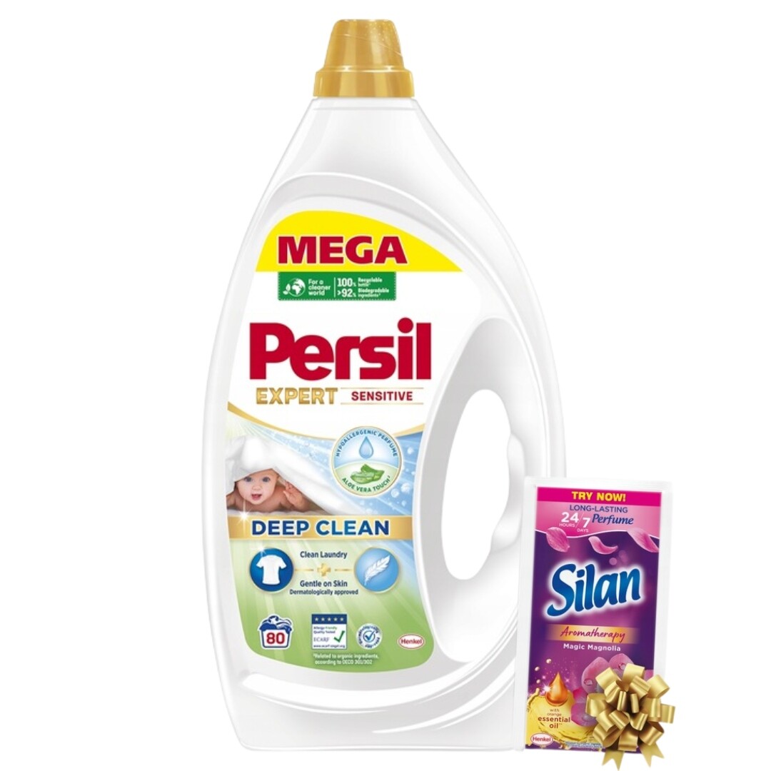 Persil Sensitive prací Gel na dětské prádlo 3,60 l 80 praní Dárek
