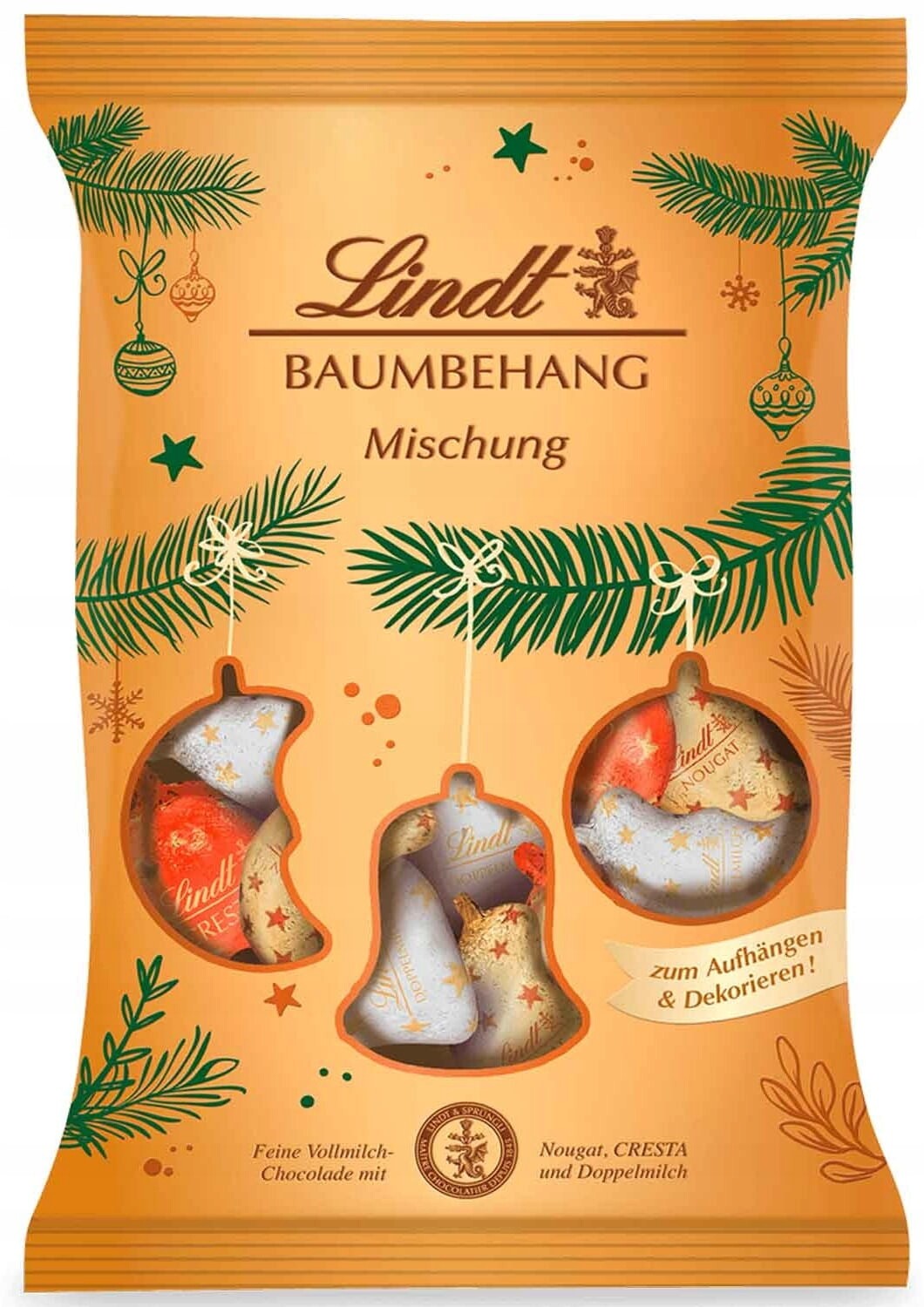 Lindt Baumbehang směs pralinkových bombiček 200 g