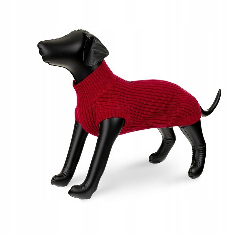 Svetr pro psa, červený, velikost 4XL, 65