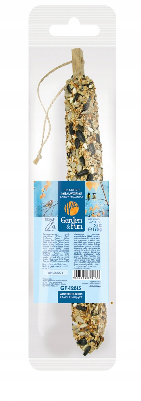 Smakers s larvami moučníku XL pro volně žijící ptáky 10 Ks/op