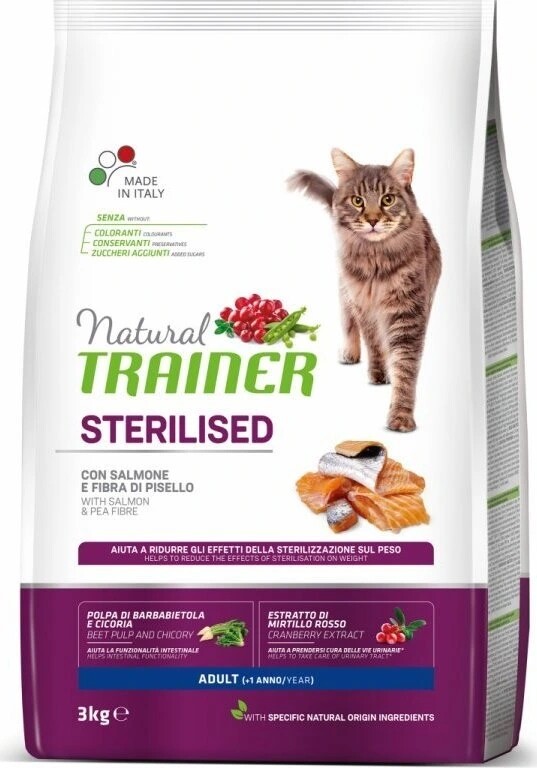 Trainer Natural Cat Sterilised losos 3kg