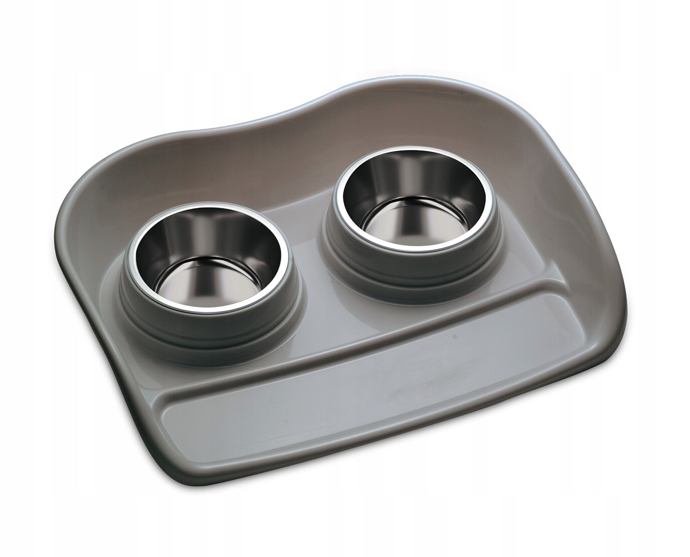 Sada misky z nerezové oceli Barry King o objemu 1,3 l s podložkou