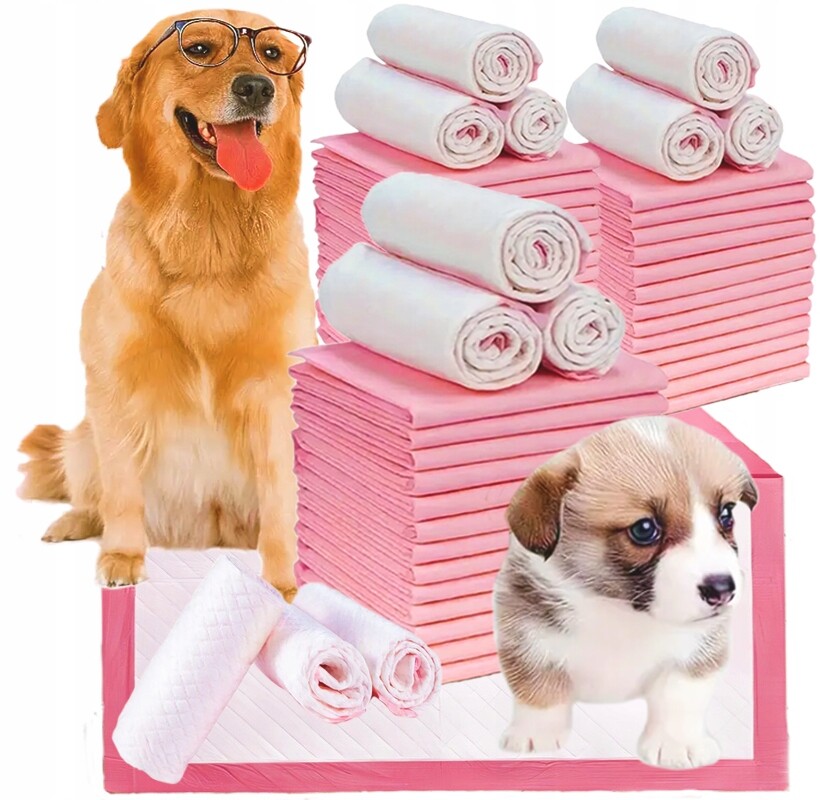 Hygienické Podložky Pro Psa Kočku Učení 60x90 cm 100 Ks Silné