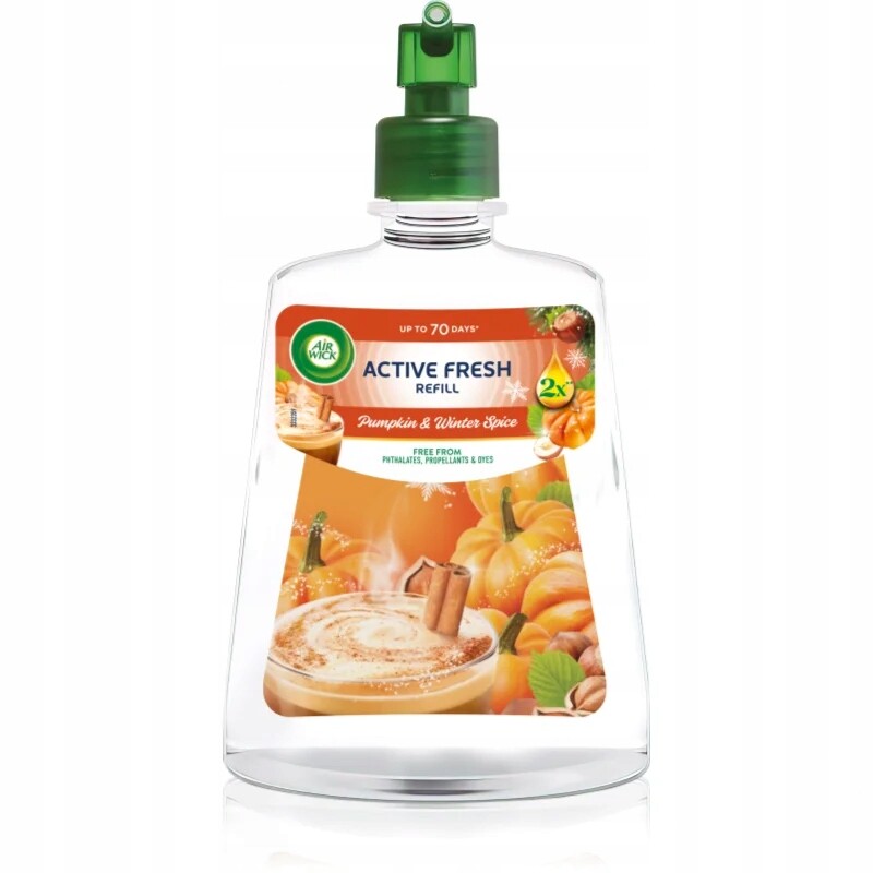 Air Wick Active Fresh Pumpkin & Winter Spice osvěžovač vzduchu – náhradní n