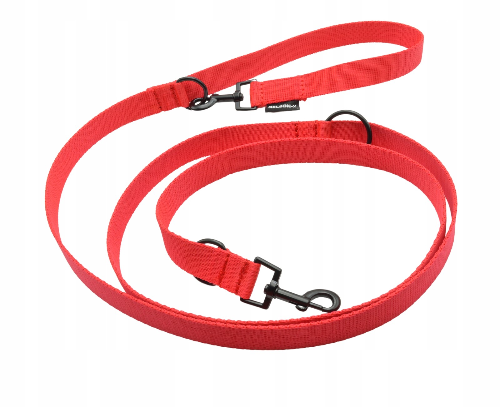 Vodítko Přepínací Pro Psa Nelson-x Basic Black 5 M Karabinová Std Černá Ok