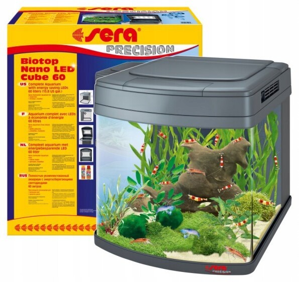 Sada akvária Biotop Led Cube 130 XXL, 51 x 62,6 x 58 cm