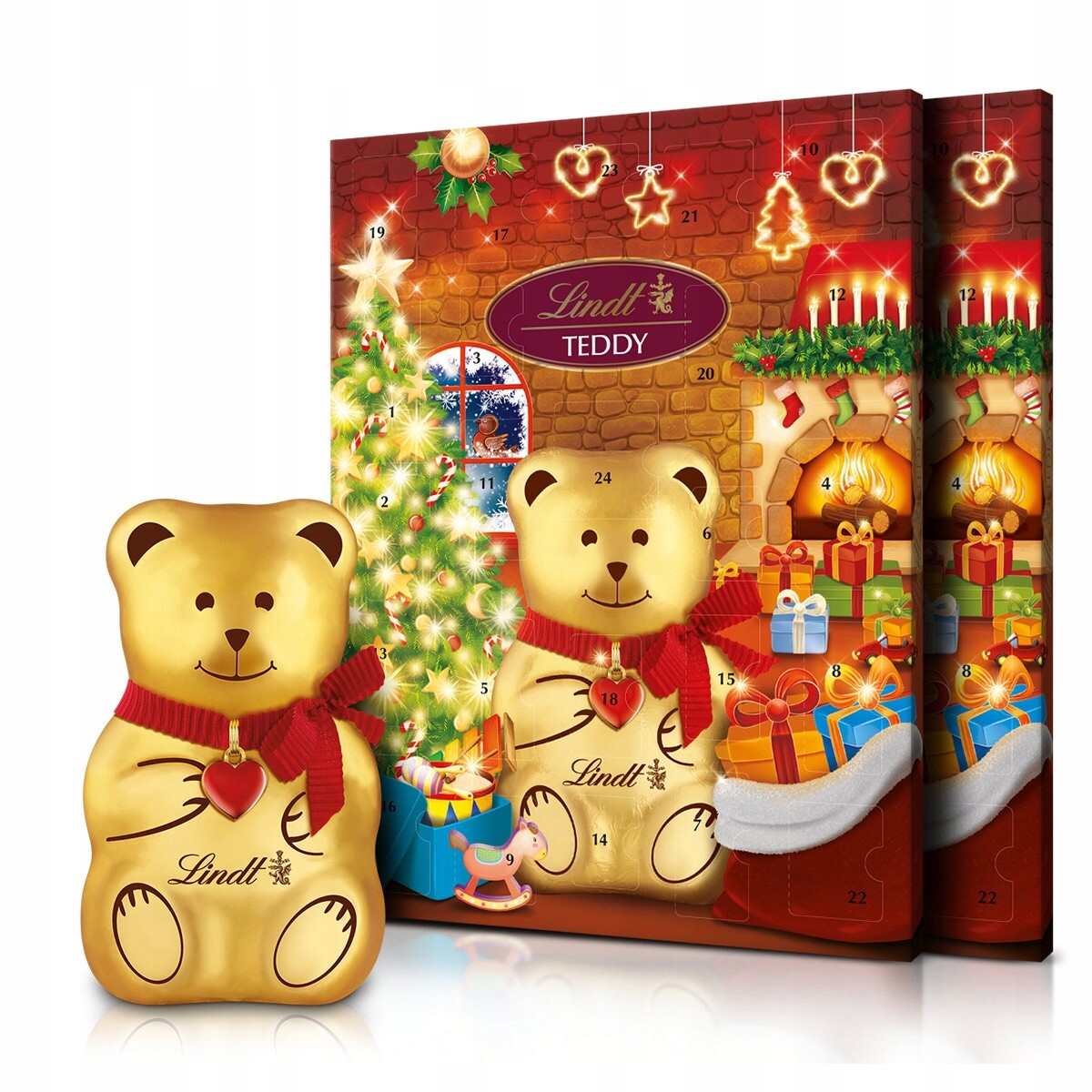 2x Adventní kalendář Teddy I Medvídek Teddy 100 g