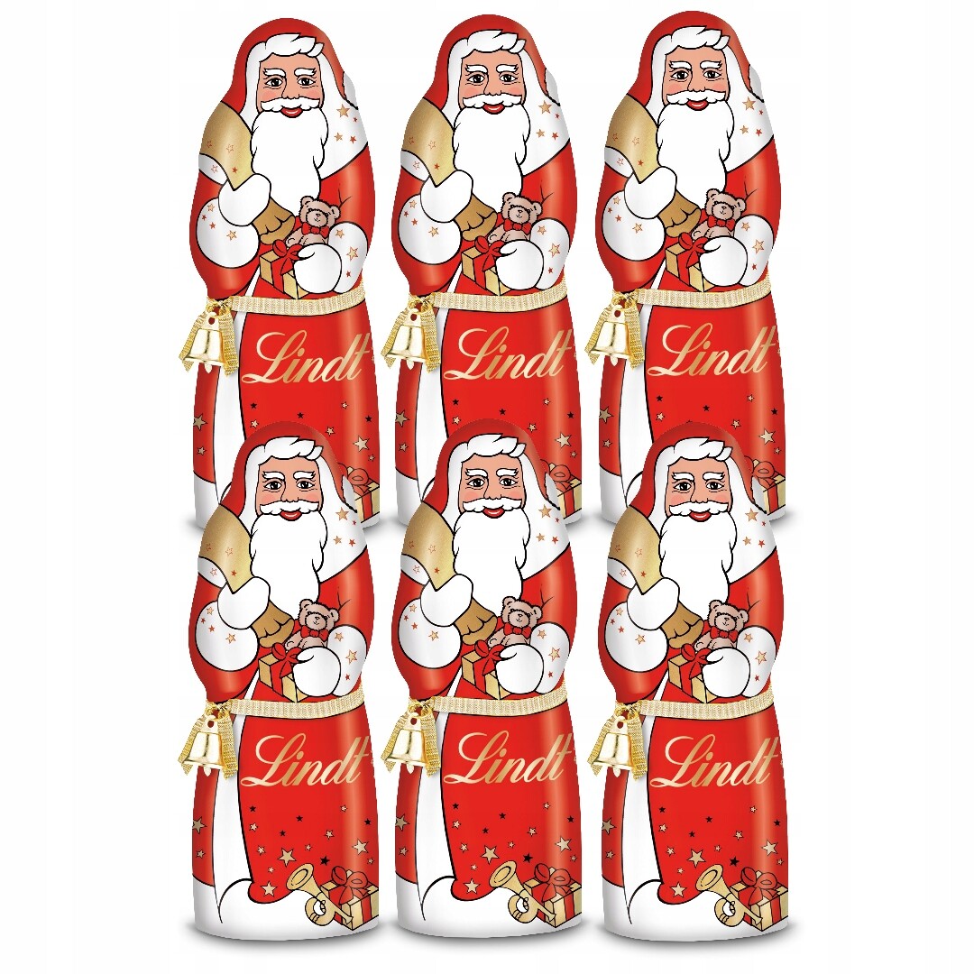 Lindt Mikuláš čokoládový z mléčné čokolády pro děti Hvězdor 6x125g