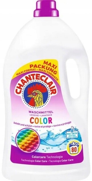 Tekutý prací prostředek na barevné prádlo Chante Clair 3,6 l