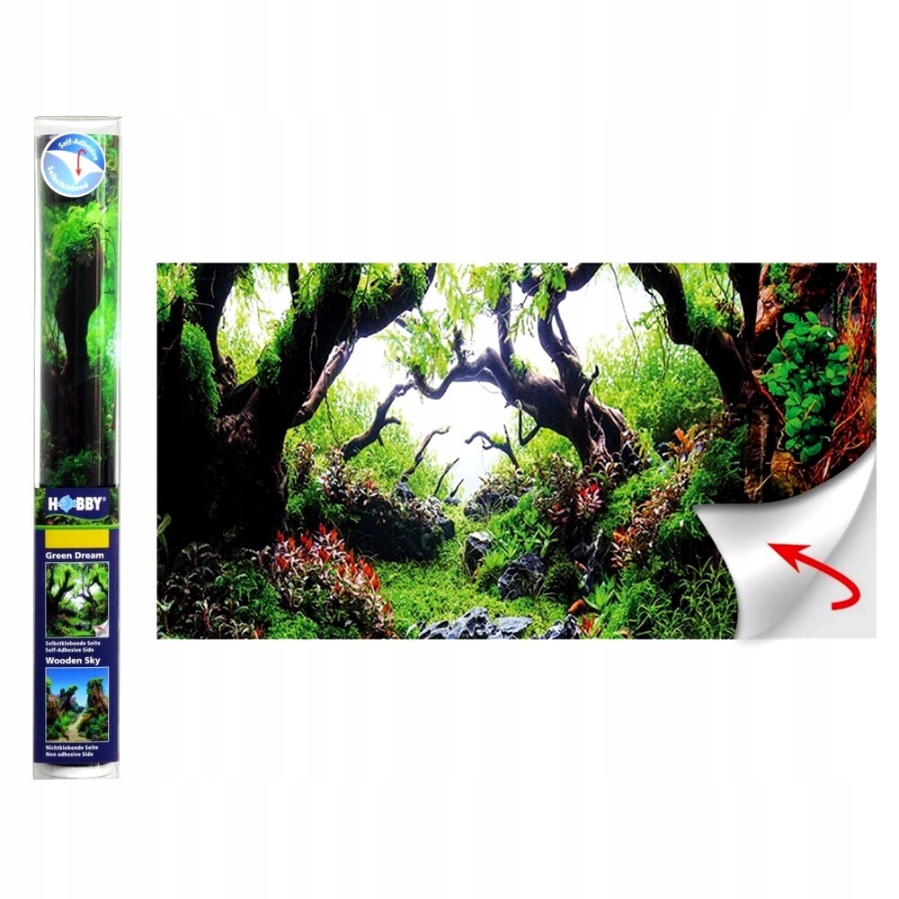 Hobby Pozadí pro akvárium Pre-cut Frosty self-adhesive 100 x 50 cm (31232)