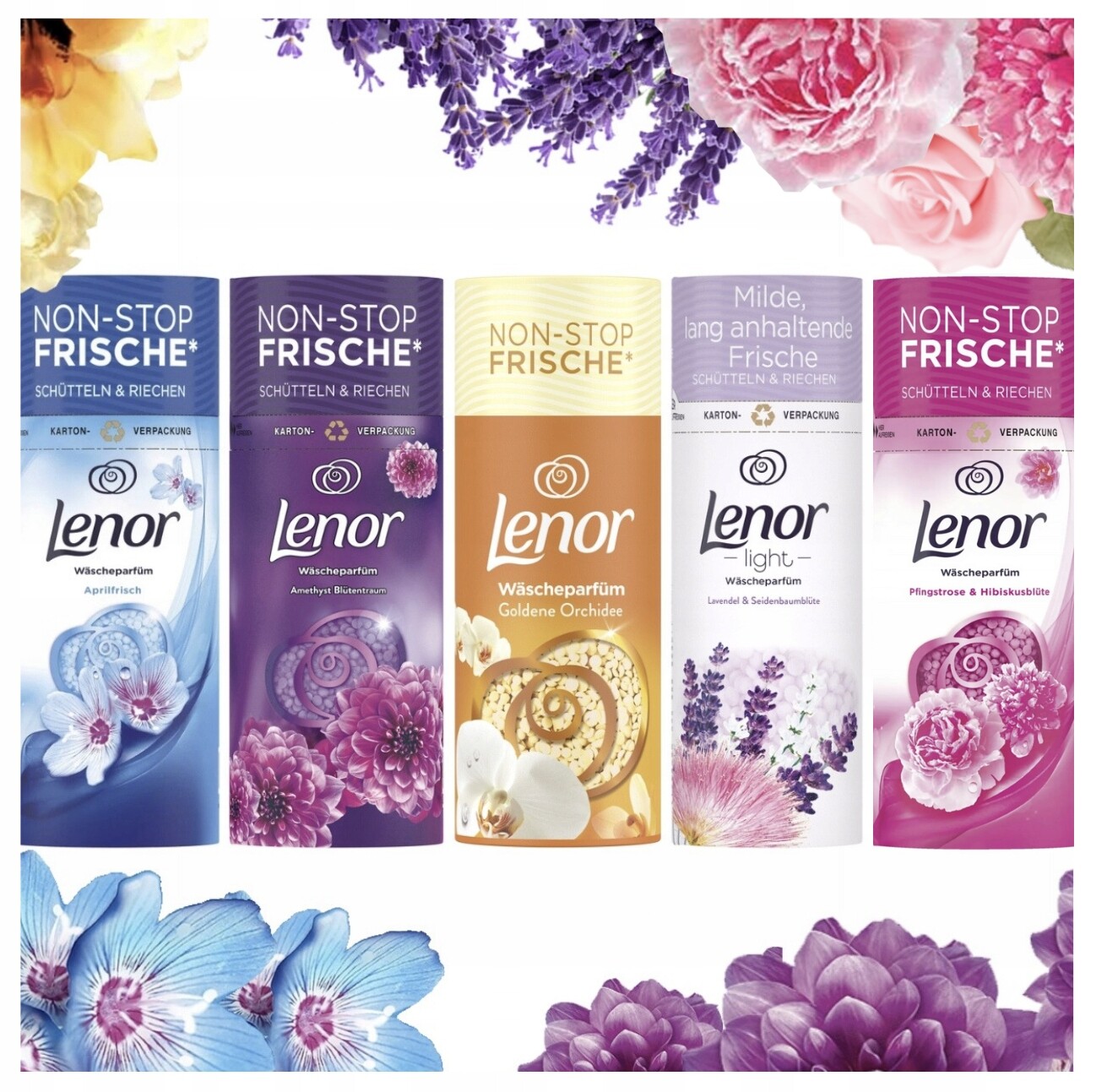 Sada perel Lenor , dovážené granule, 5 kusů , Originál