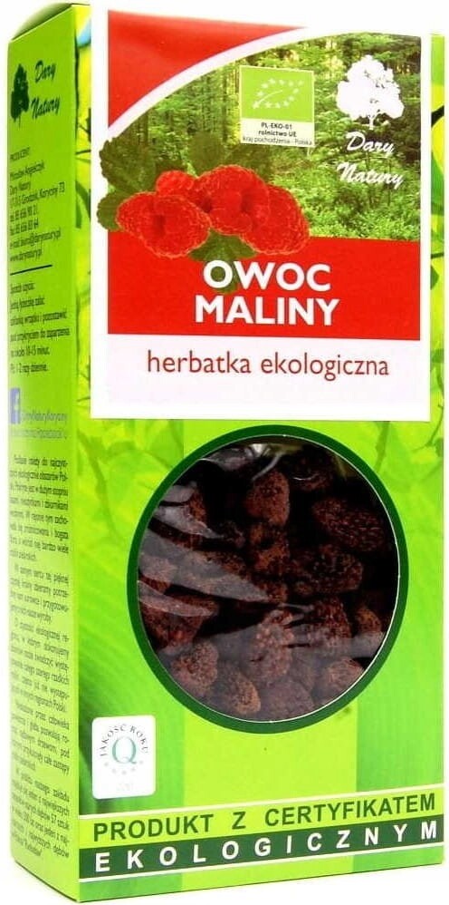 Čaj Ovoce Maliny Bio 50 g Dary Natury