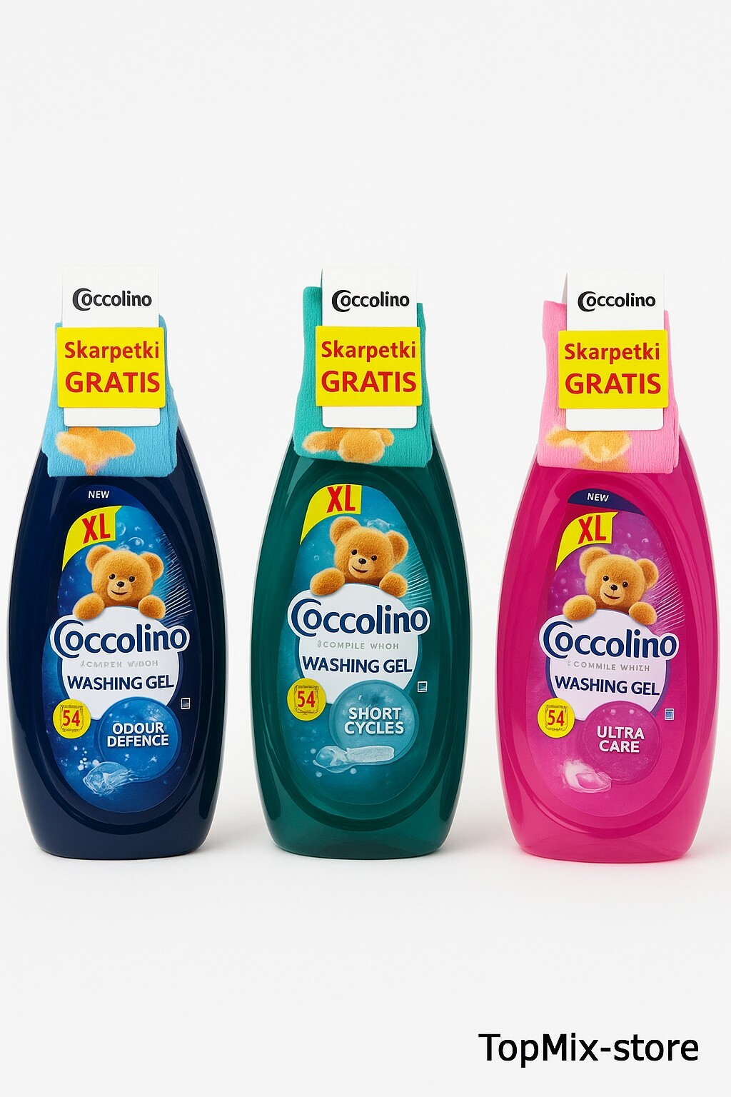 Sada Coccolino Tekutý prací prostředek Wonder Wash XL 3x 2,160 MIX