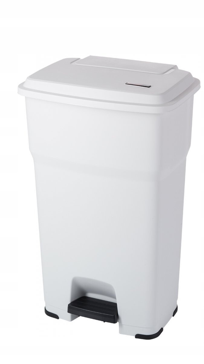 Plastový Odpadkový koš Rotho Hera 85 l, bílý