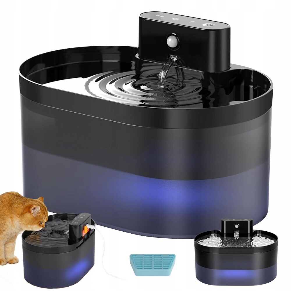 Napáječka Automatická Miska Napáječka Fontána Pro Kočky Psa 3 Režimy Průtoku