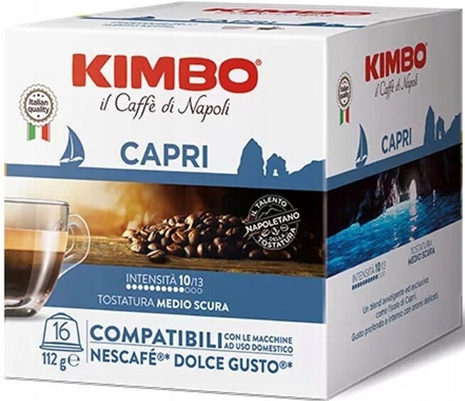Kimbo Káva kapsle pro Dolce Gusto Espresso Capri 16 kusů
