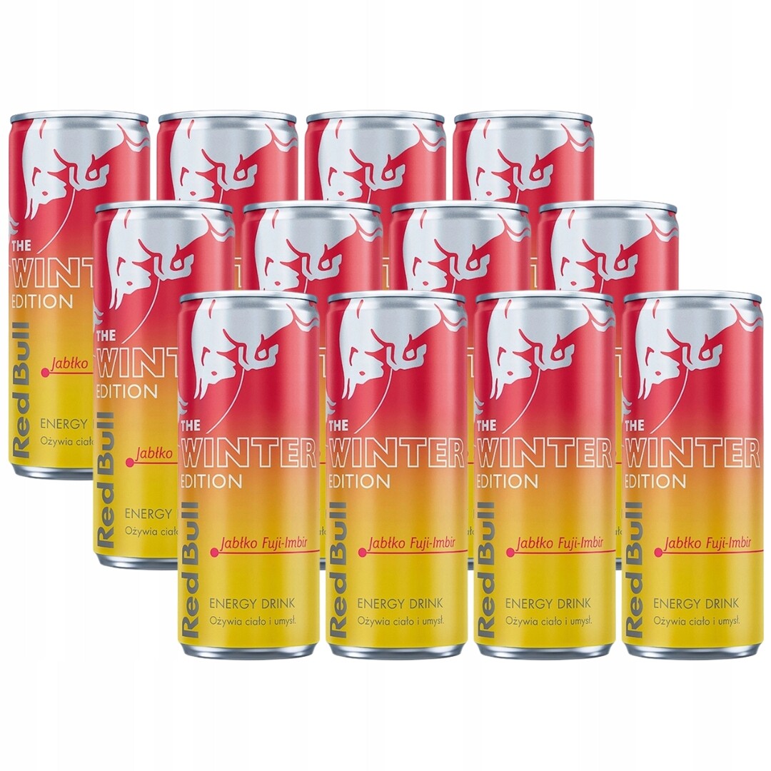Energetický nápoj Red Bull Fuji Apple zázvor 250 ml x 12 kusů