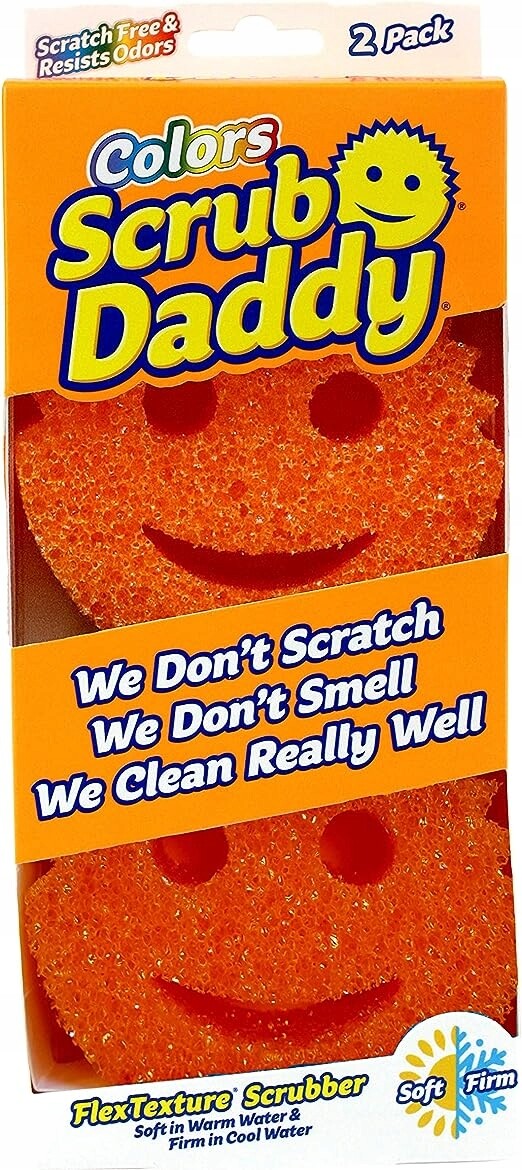 Drťáky do kuchyně Magic Houbička Scrub Daddy 2 ks