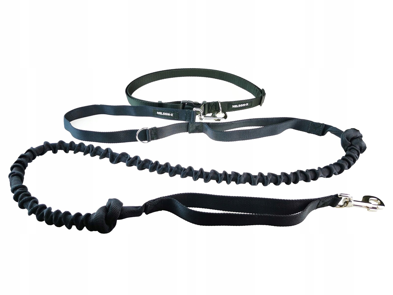 Běžecký Pás A Vodítko S Tlumičem Pro Psy 2M S Rukojeťí, Polský Výrobce