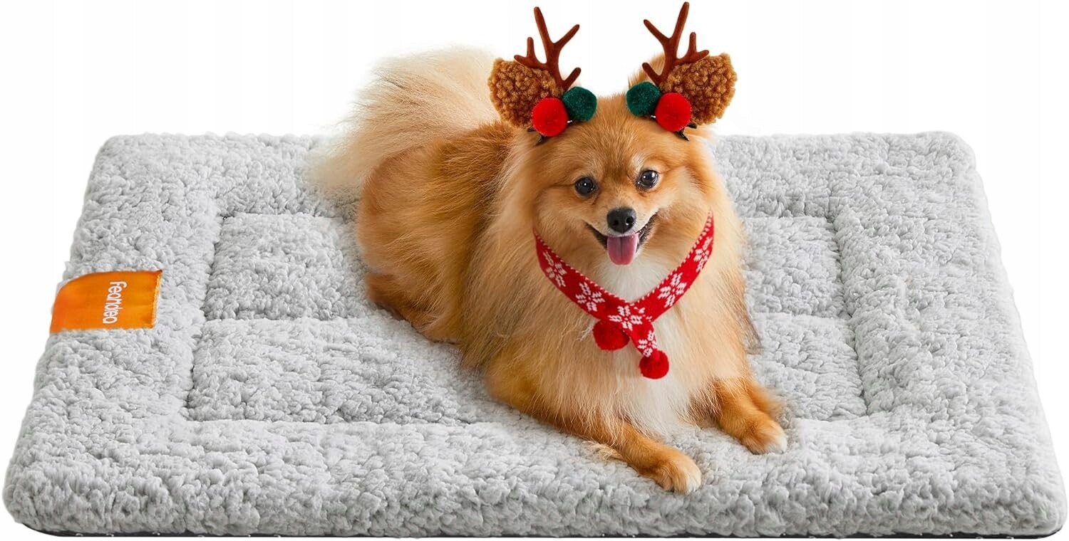 Pelíšek Pro Malé Kotec , Měkký Plyš, Šedý, Pohodlný, 60x45cm