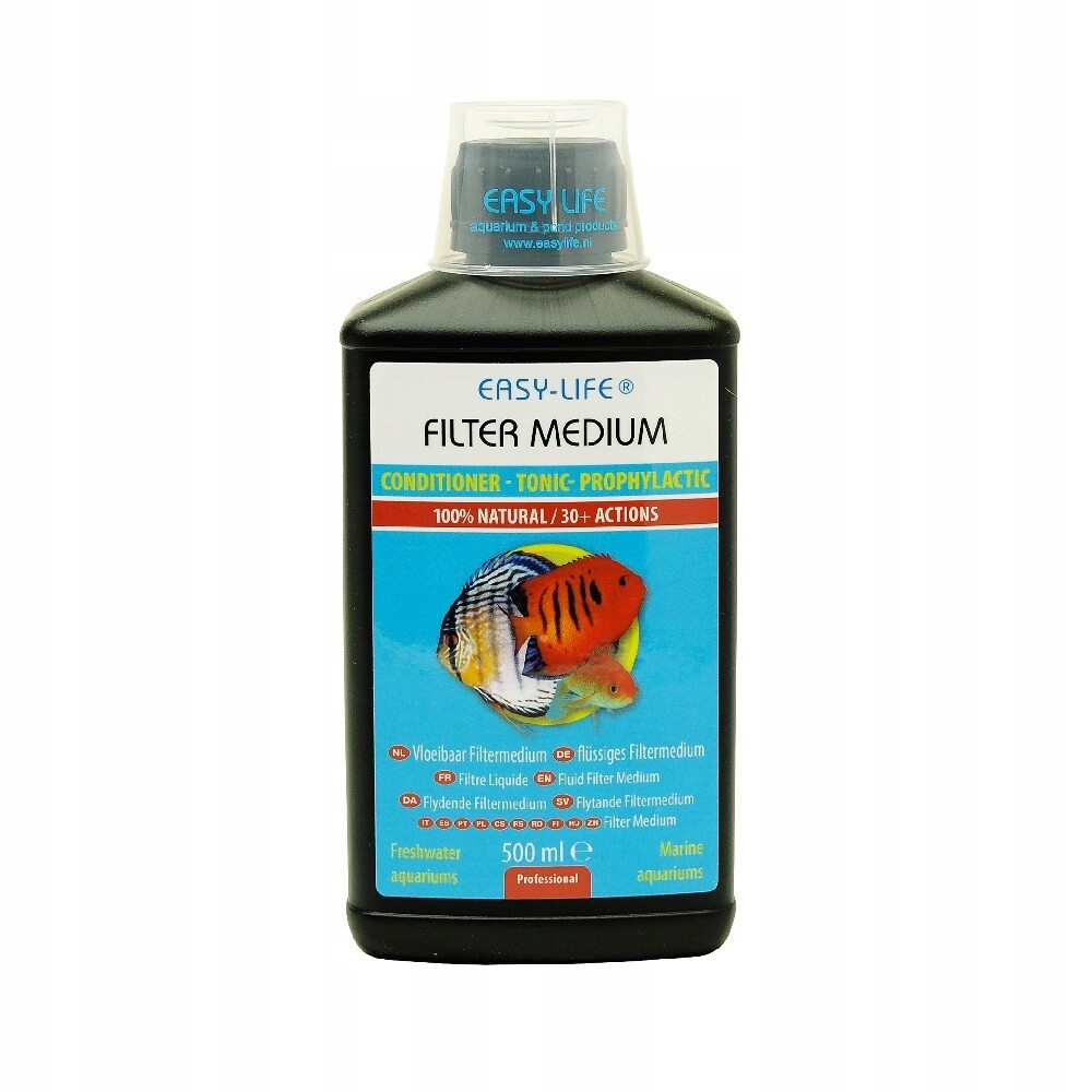 Čistič Vody V Akváriu Bez Chemikálií, Čistí A Stabilizuje Přirozený Objem 500 ML